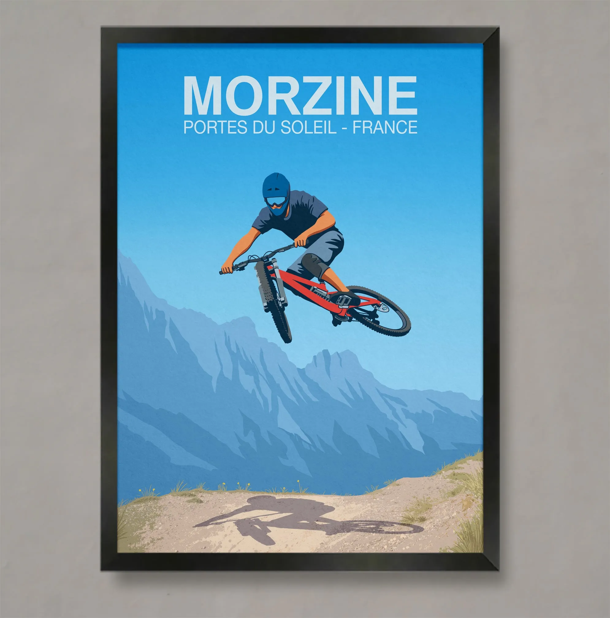 Morzine Mountain Bike Poster