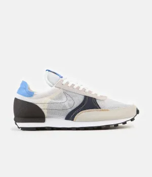 Nike Daybreak Type Shoes - White / White - University Blue - Velvet Brown