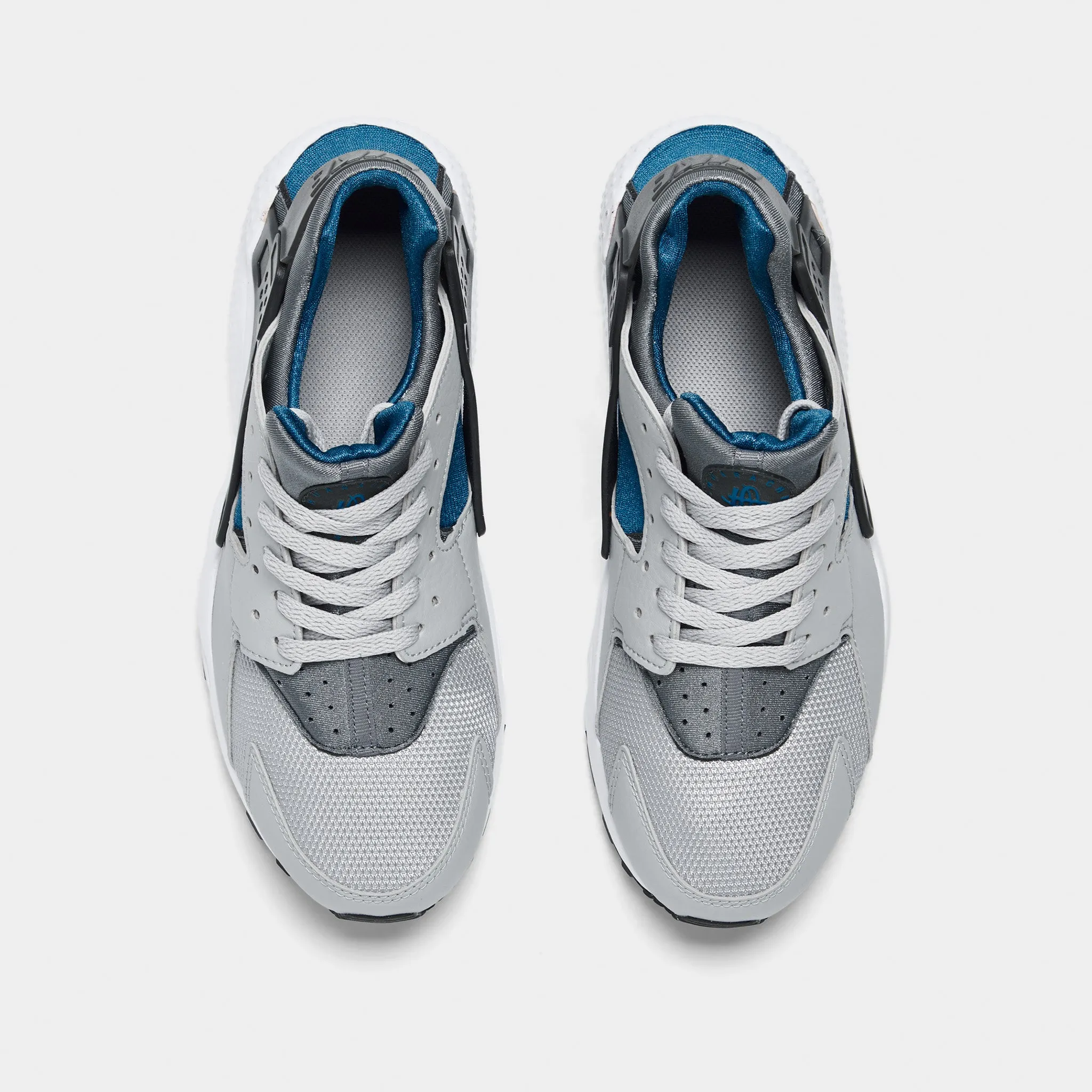 Nike Huarache Run GS Light Smoke Grey / Dark Marina Blue - Smoke Grey