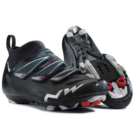 Northwave Hammer CX SPD Cyclocross-MTB Cycling Shoes Matte Black UK 5.5 Ex Display (RRP: £149.99)