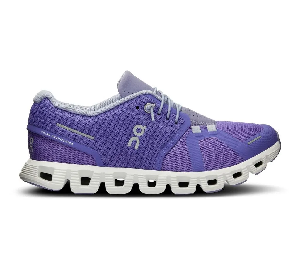 'On Running' Women's Cloud 5 - Blueberry / Feather