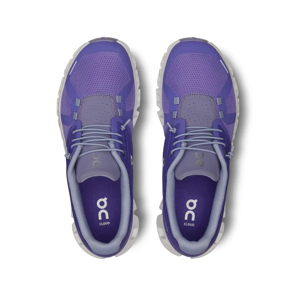 'On Running' Women's Cloud 5 - Blueberry / Feather