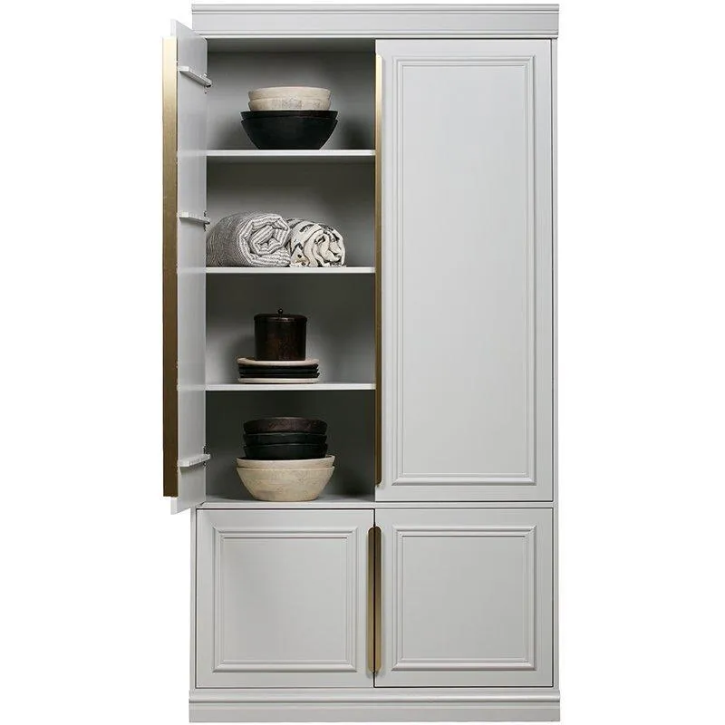 Organize Mist Pine Wood Cabinet