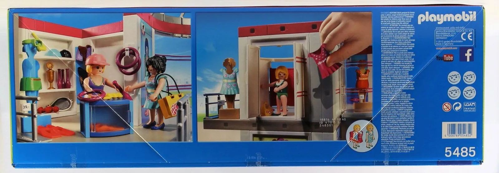 PLAYMOBIL 5485 Furnished Shopping Mall Playset