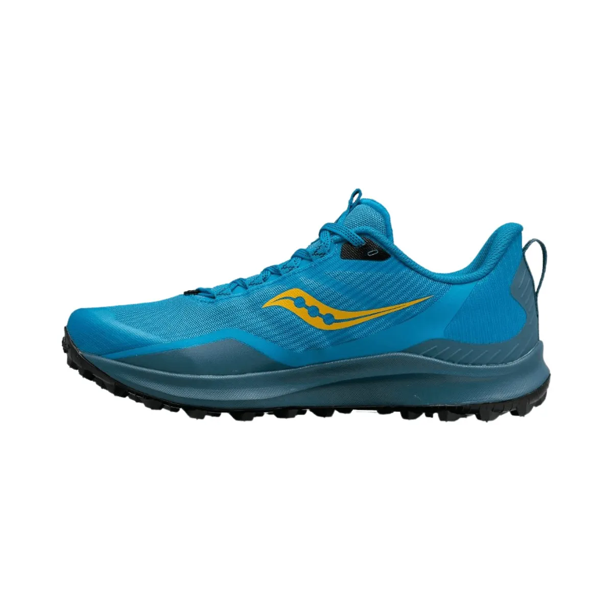 Saucony Peregrine 12 Blue Yellow Running Shoes