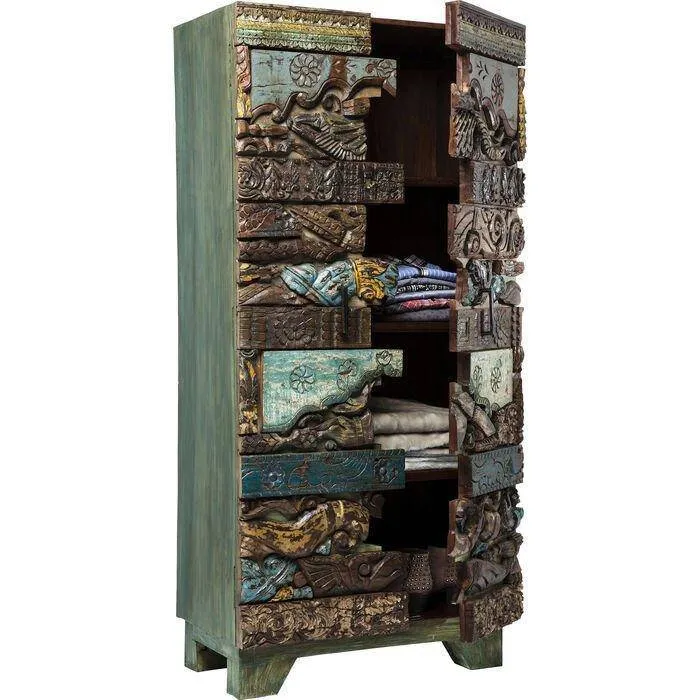 Shanti Surprise Puzzle Mango Wood Cabinet