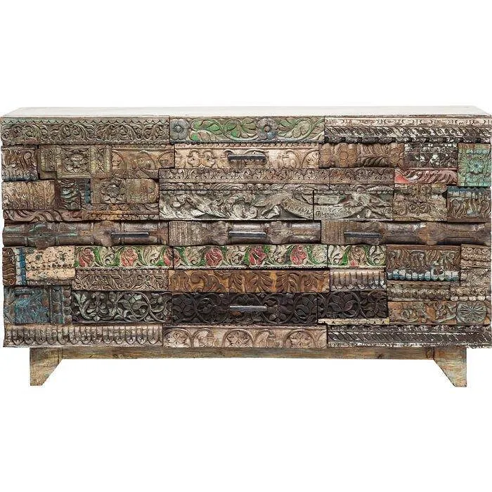 Shanti Surprise Puzzle Mango Wood Sideboard