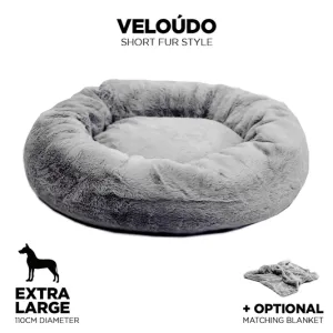 Short-Fur Velvet Veloúdo Extra-Large 110cm IREMIA™ Dog Bed