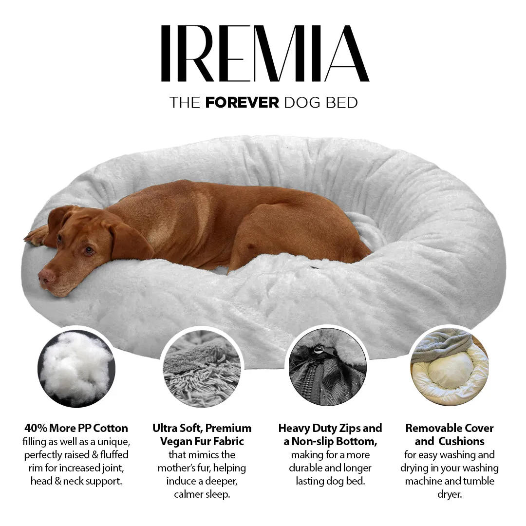 Short-Fur Velvet Veloúdo Extra-Large 110cm IREMIA™ Dog Bed