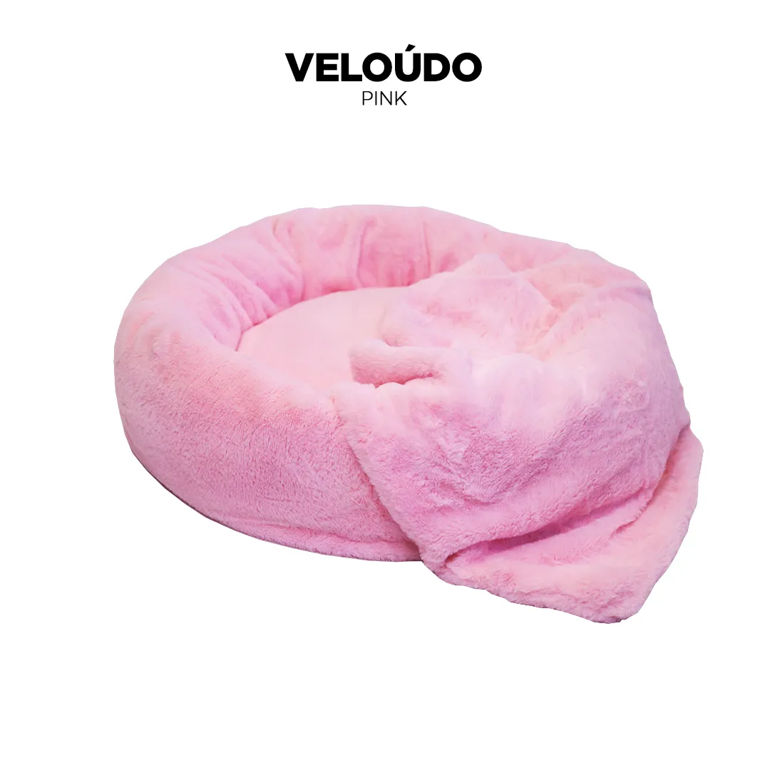 Short-Fur Velvet Veloúdo Extra-Large 110cm IREMIA™ Dog Bed