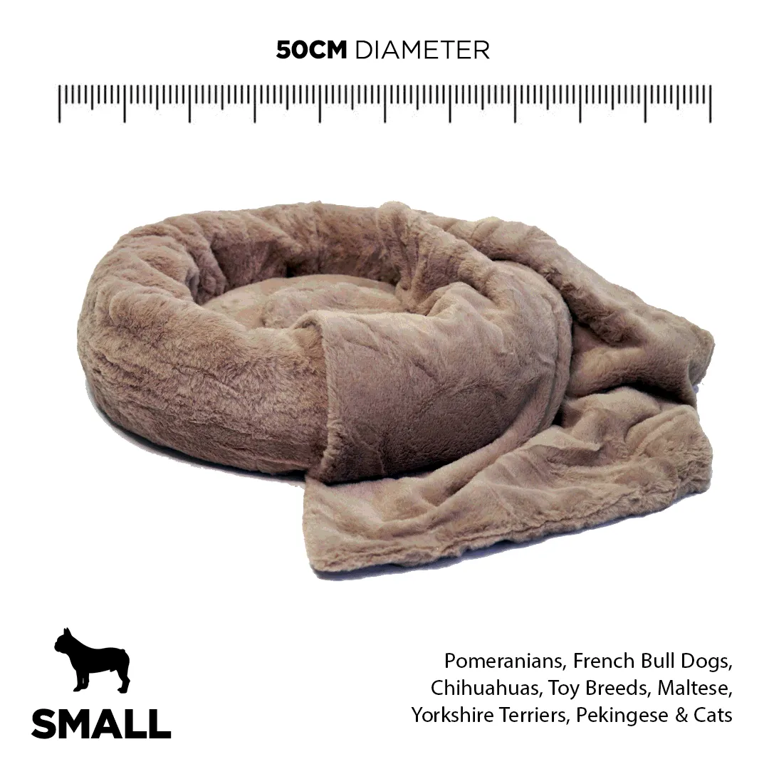 Short-Fur Velvet Veloúdo Small 50cm IREMIA™ Dog Bed