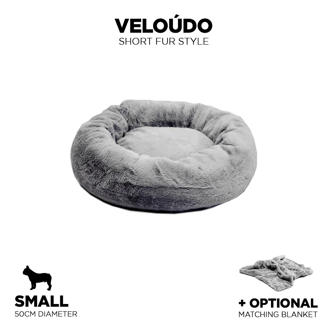 Short-Fur Velvet Veloúdo Small 50cm IREMIA™ Dog Bed