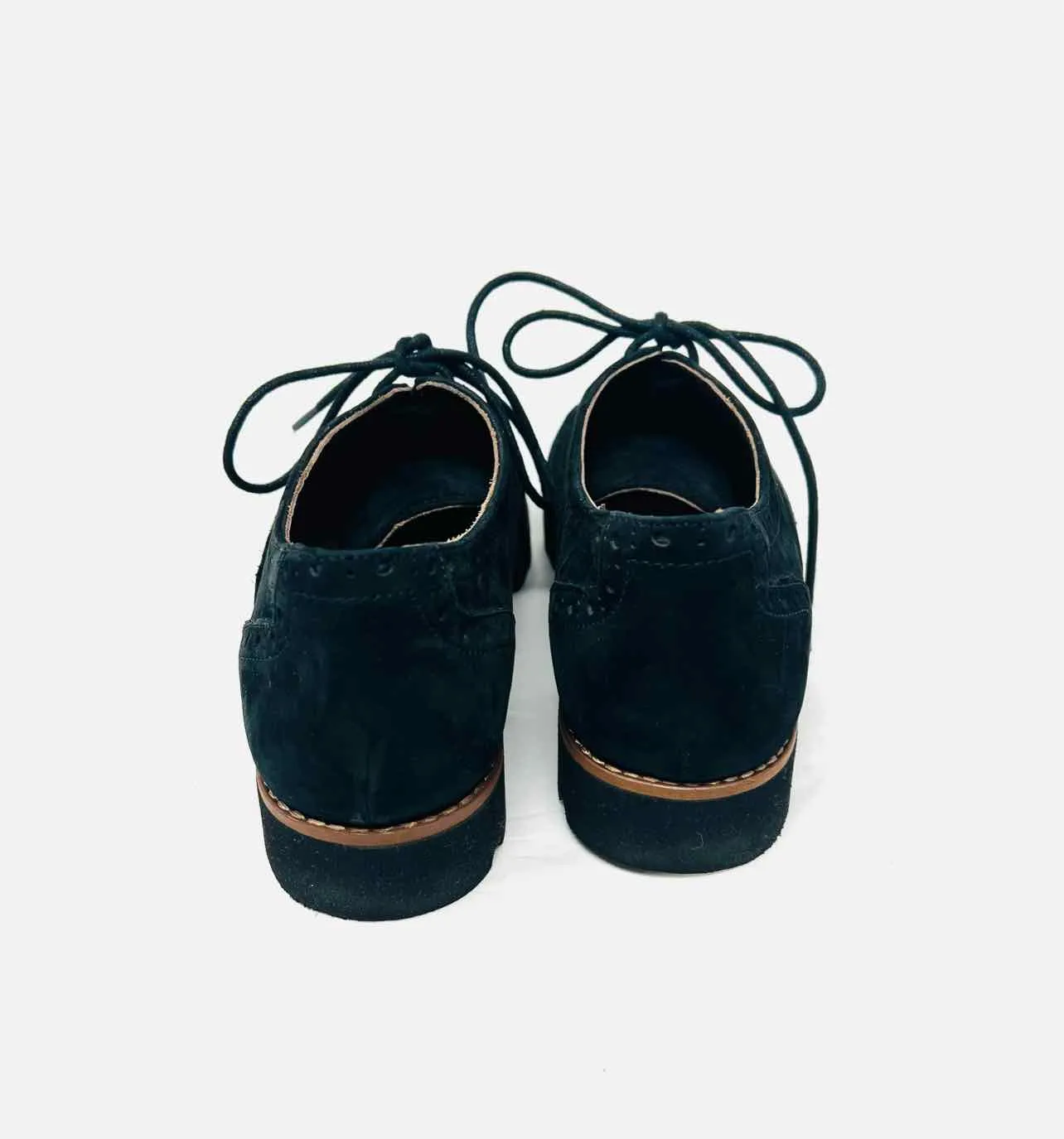 Size 7 Black Brogue Lace-Up Shoes Shoes