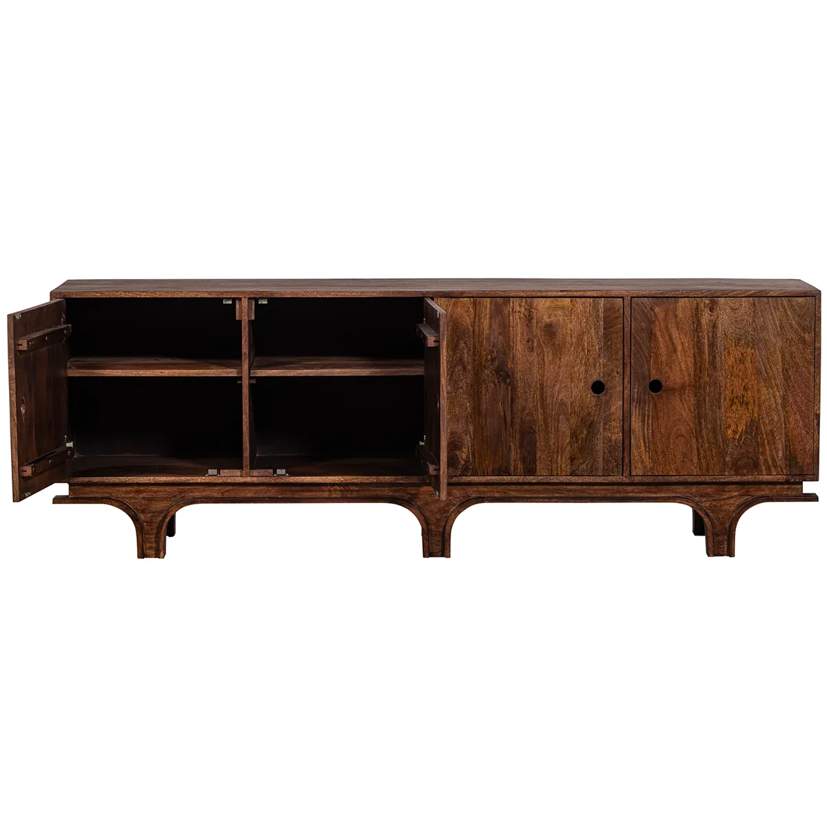 Staes Walnut Mango Wood Sideboard