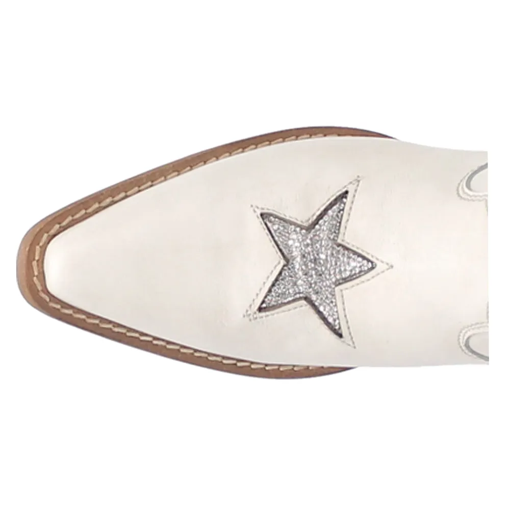 Star Struck Tooled Inlay Snip Toe Cowboy Boots