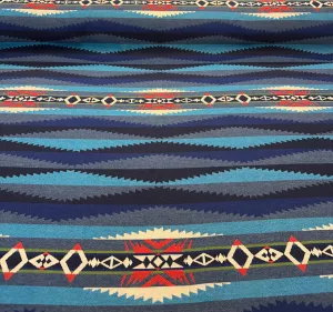 Sunbrella Lahaina Tribal Wave Tuquoise Sunbrella Outdoor Fabric By the yard