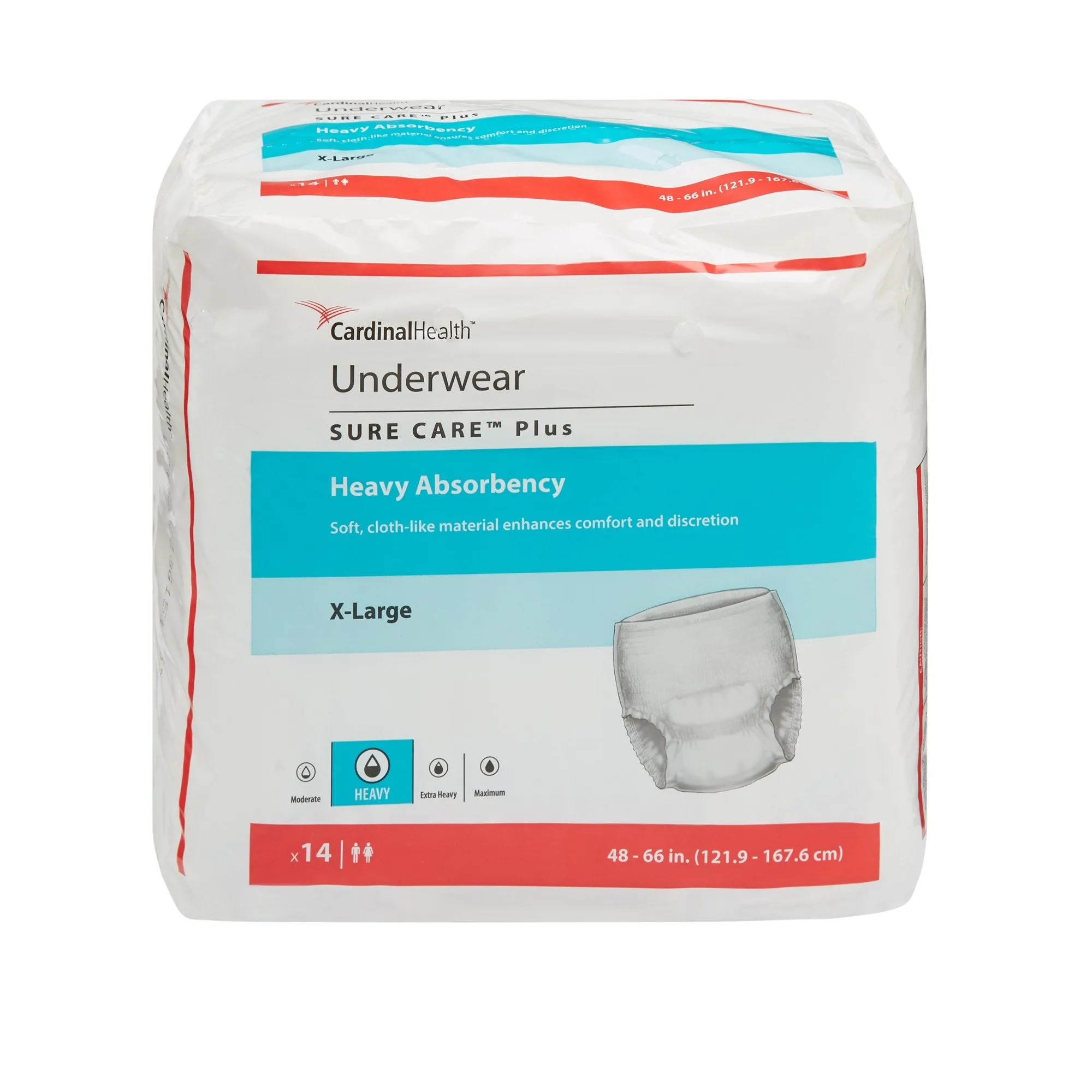 Sure Care™ Plus Heavy Absorbent Underwear, Extra Large