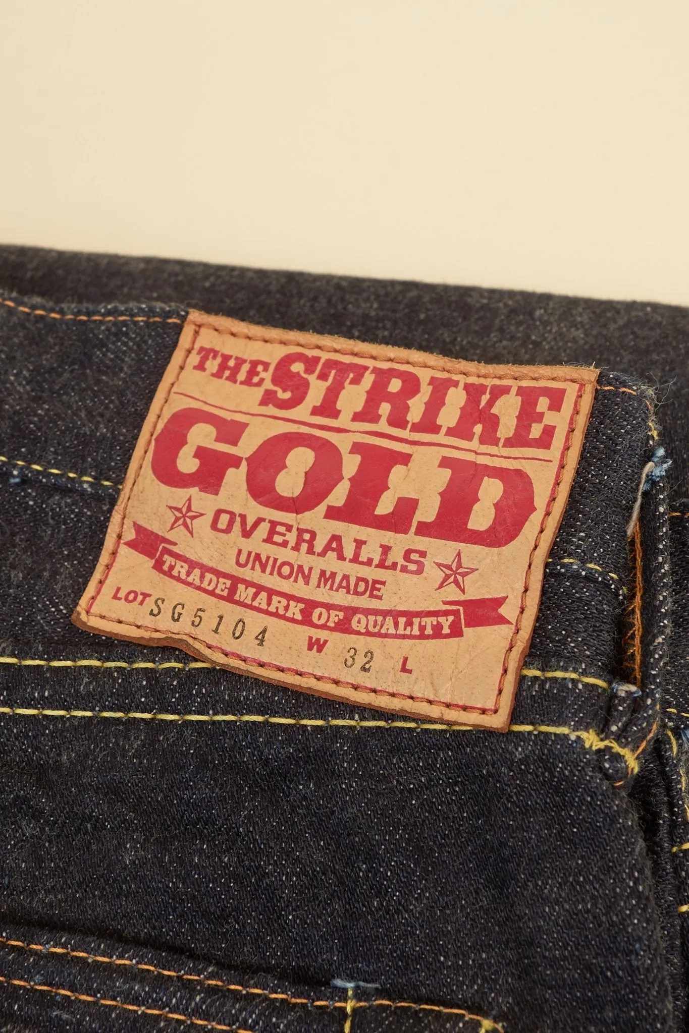 The Strike Gold 'Classic Series' 15oz Relaxed Tapered Selvedge Jeans