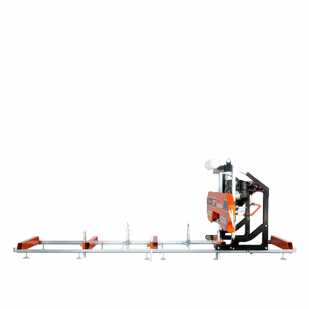 TMG Industrial 27" Portable Sawmill, 14 HP Kohler Gas Engine, 21" Board Width, 12' Log Length, 14-1/2' Track Bed, TMG-PSM27