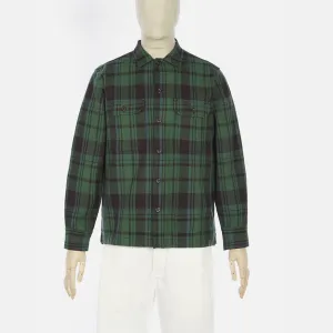 Universal Wokrs Utility Shirt - Green Heavy Check