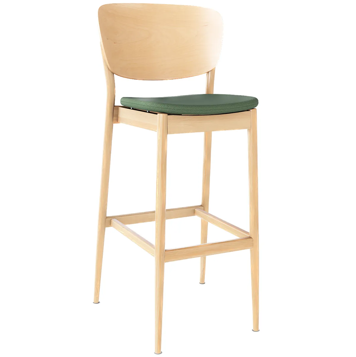 Valencia Upholstered/Wood Barstool