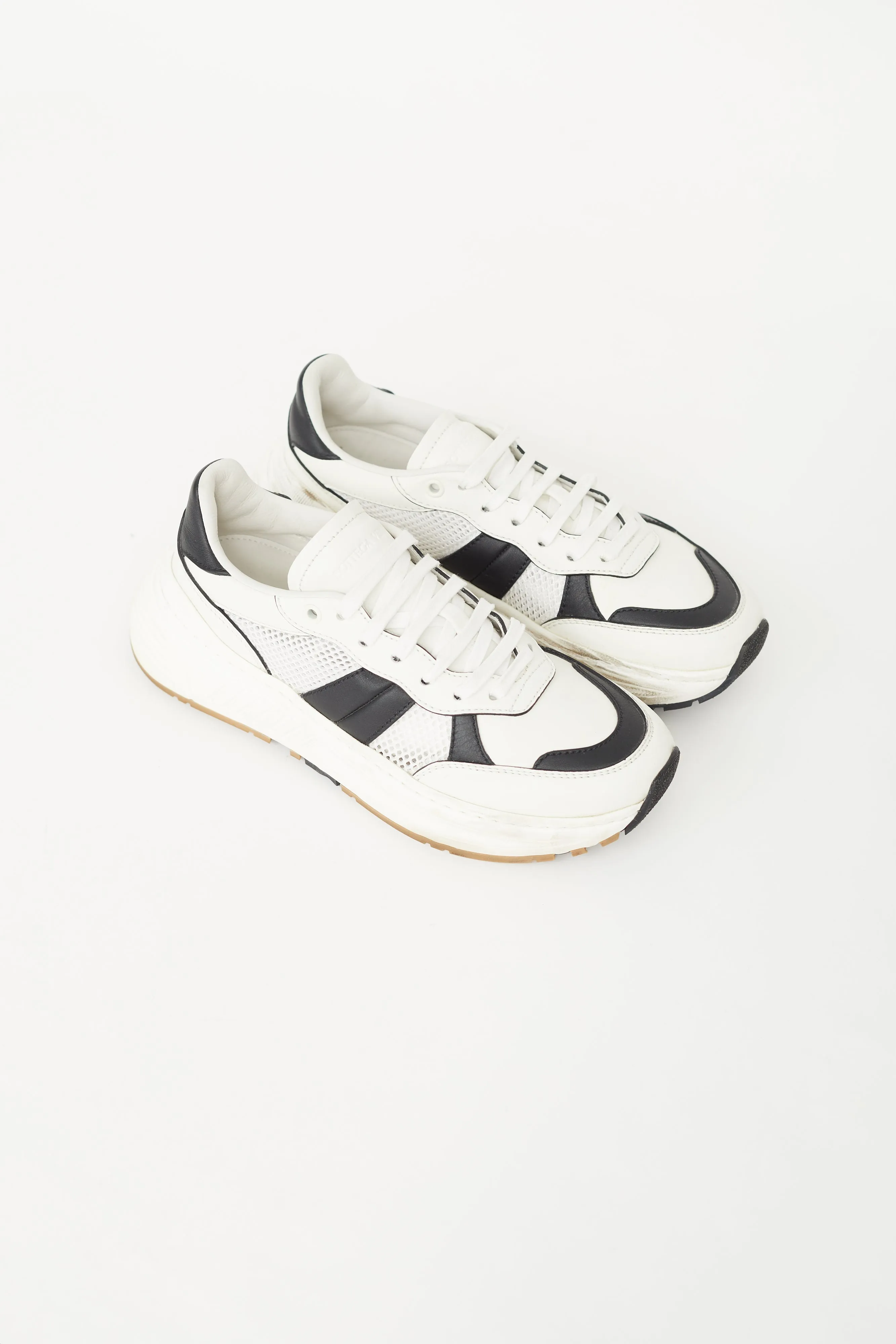 White & Black Speedster Sneaker