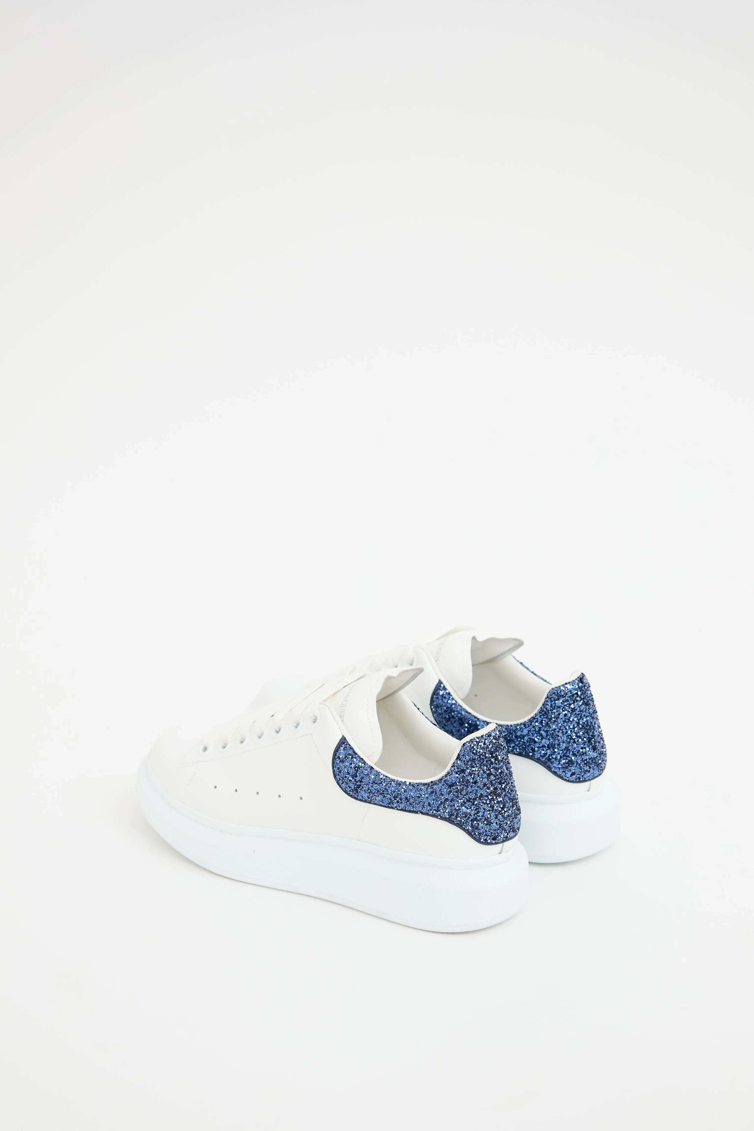 White & Blue Larry Sneaker