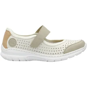 Women's Rieker L32B5-81 Nikita Ginger/Off White Synthetic