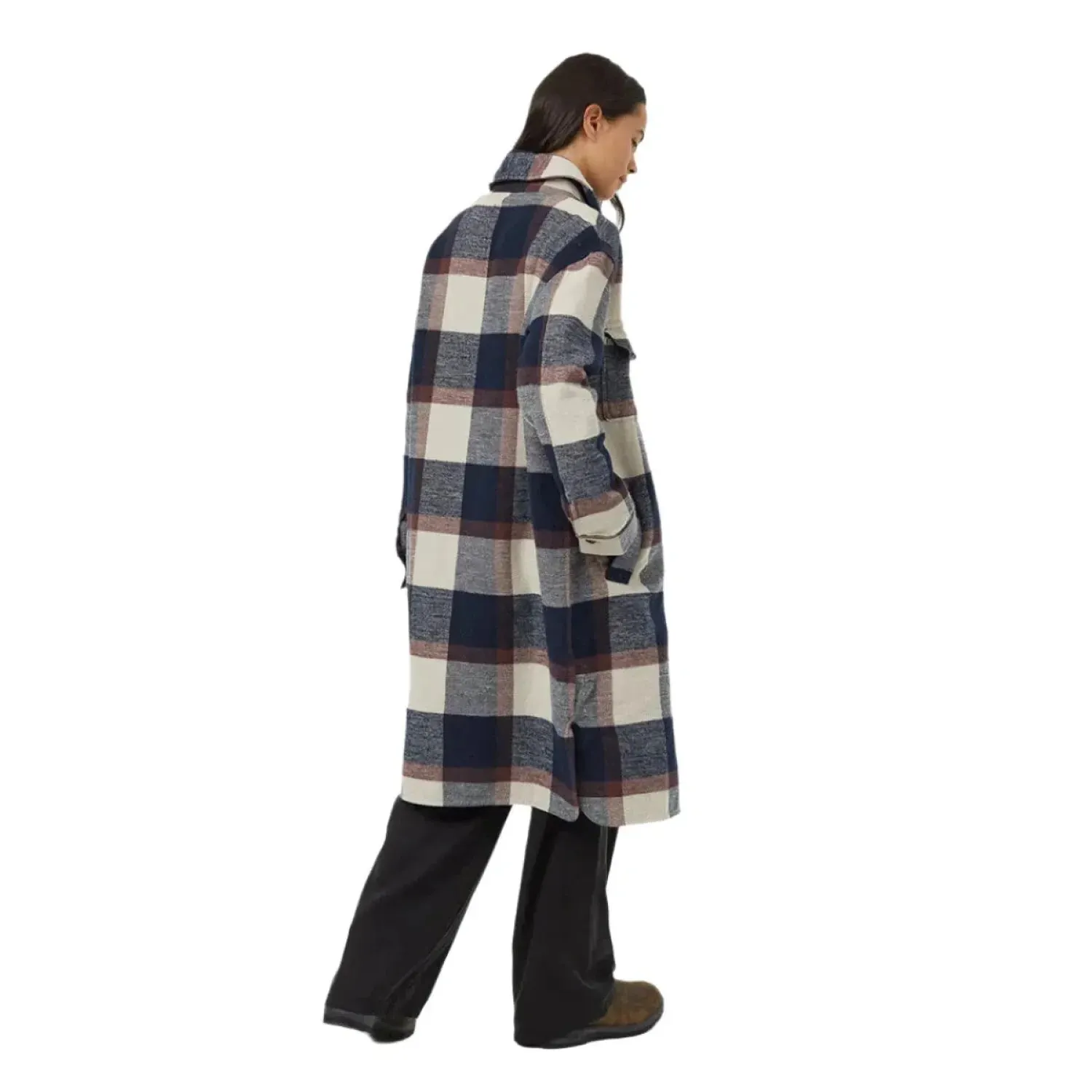 W's Heavy Weight Flannel Long Jacket