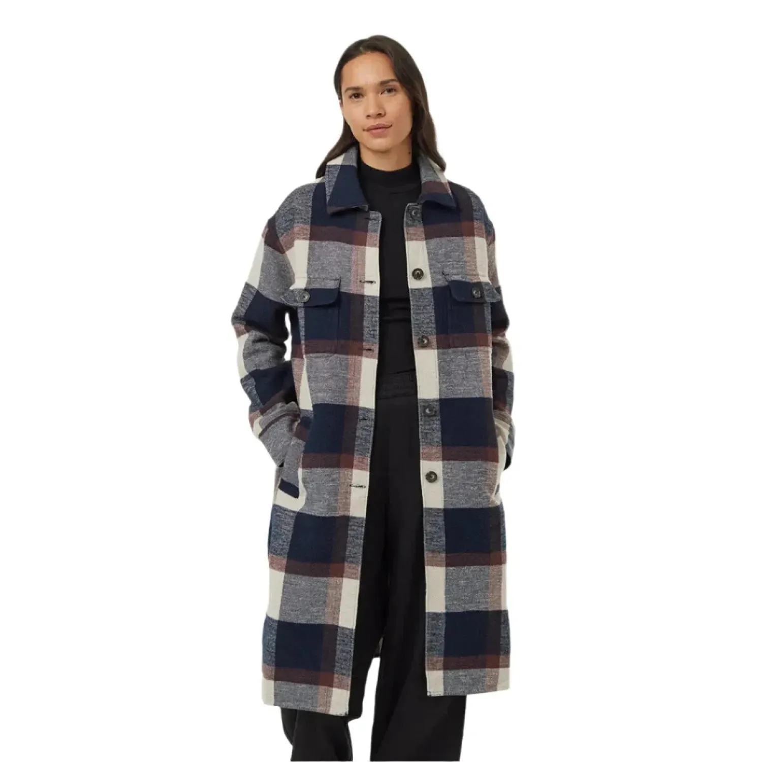 W's Heavy Weight Flannel Long Jacket